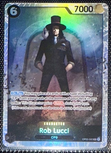 Bandai rob lucci op03 092 - rob, sr