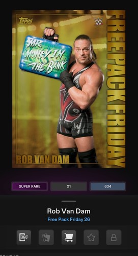 Carta digitale topps - [carta, wwe