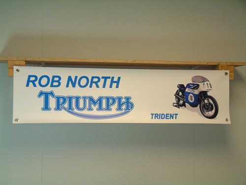Rob north triumph banner - triumph,