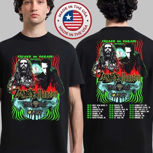 Maglietta rob zombie 2026 - zombie,