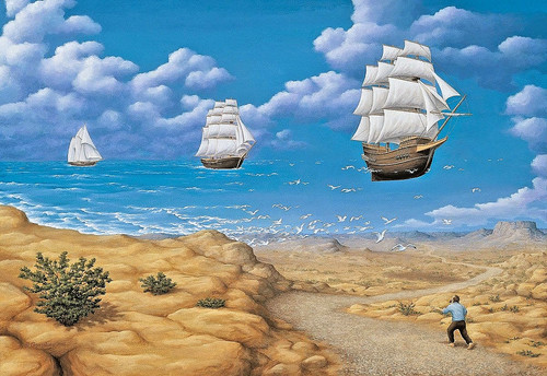 Stampa litografica surrealismo